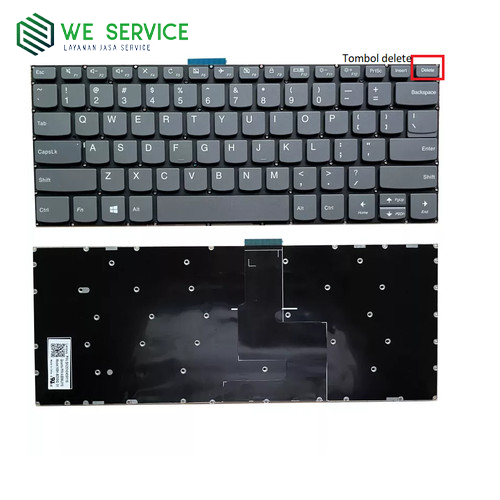Keyboard Lenovo Ideapad 3-14ADA05 3-14IIL05 3-14IGL05 330-14IKB DELETE