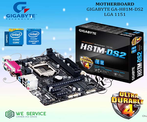 Gigabyte GA-H81M-DS2 (LGA1150, H81, DDR3, SATA3, USB3)